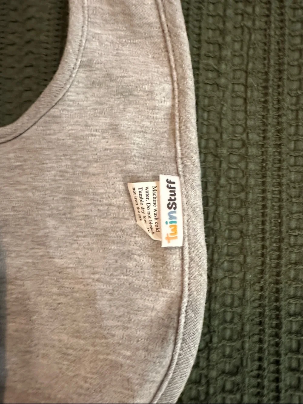 NWOT Grey 'Drinking Buddies' Baby Bibs - Set of 2